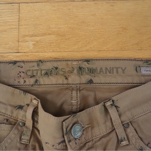 Citizens of Humanity Mandy high waist retro slim floral print, size 28 - Picture 4 of 9